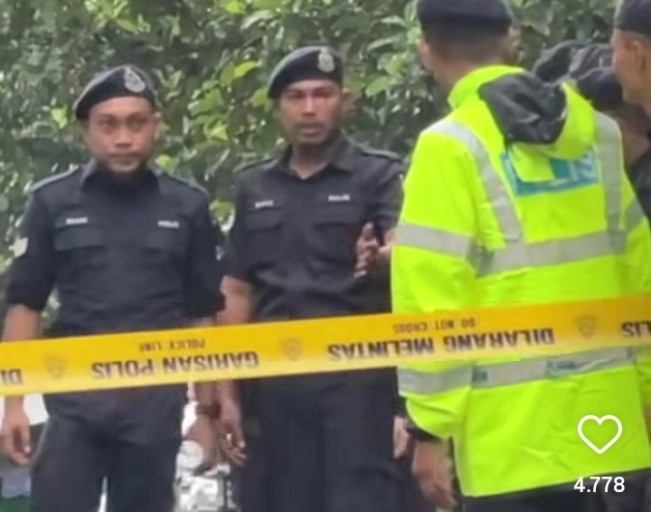 Petugas Kepolisian Malaysia lakukan penyelidikan atas kematian Zara Qairina. [Instagram]
